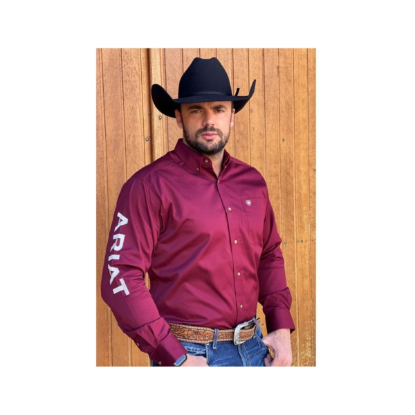 Camisa Country Masculina Ariat Importada Manga Longa Premium
